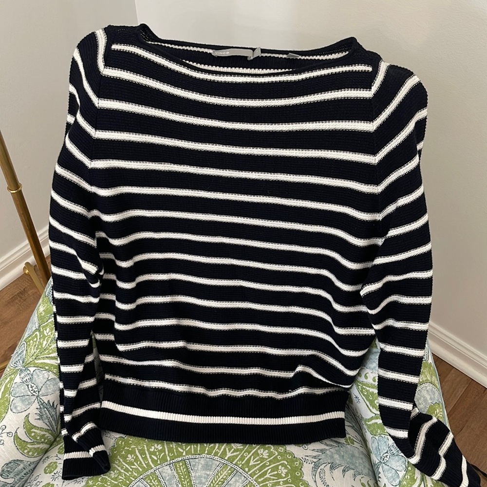 VINCE stripped sweater